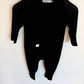 Huro Kids Bamboo Black Jumpsuit / 6-12m
