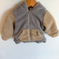 Deux Par Deux Sherpa Zip Hoodie / 12m