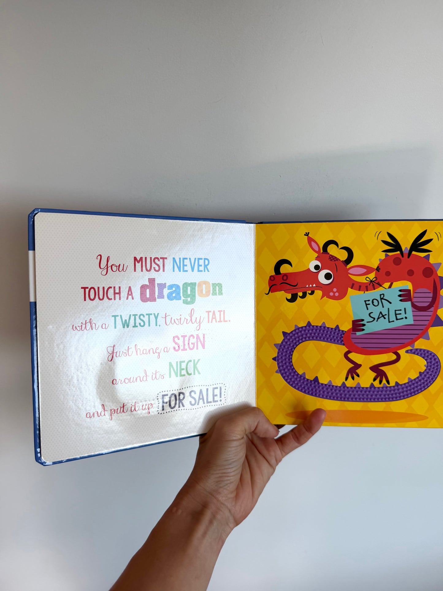 Never Touch a Dragon Board Book / 0-3 years