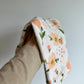 Peach Flower Muslin Swaddle Blanket
