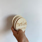 Wooden Circle Milestones (1-12m)