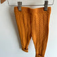 Caramel Cable Knit Leggings / 6-12m