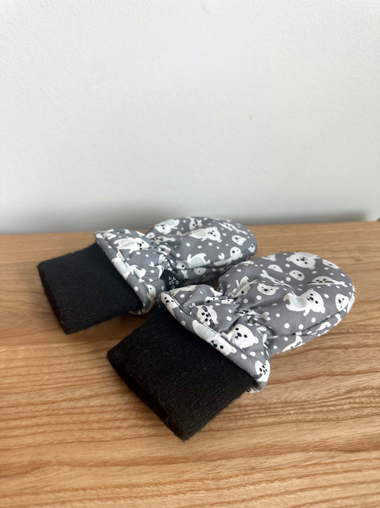 Komi Grey Animal Mittens / 6-12m