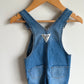 OshKosh Embroidered Flower Short Overalls / 2T