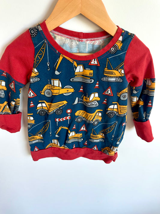Grow with Me Construction Long Sleeve / 12-24m