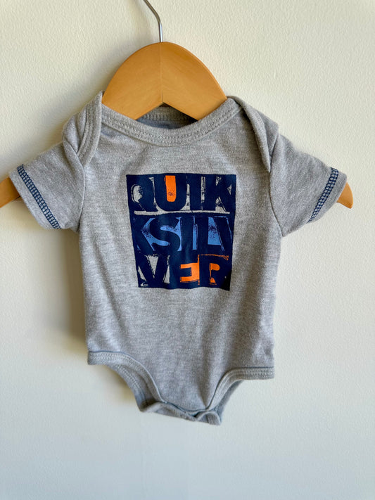 Grey Quicksilver Bodysuit / 0-3m