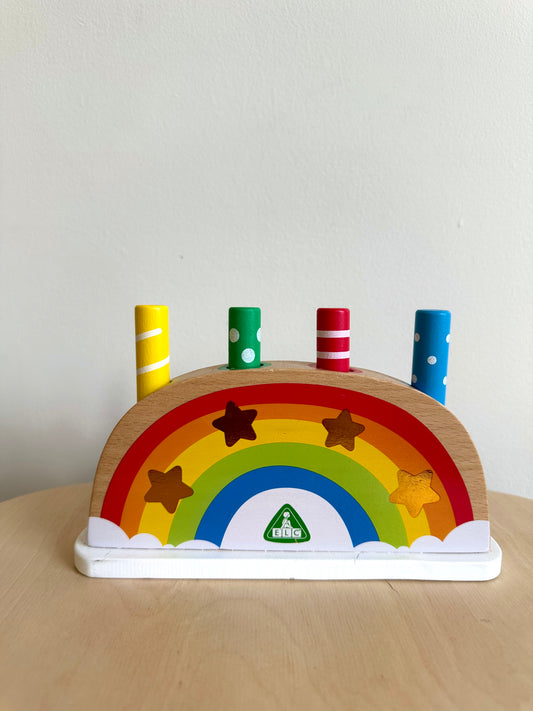 Early Learning Centre Wooden Rainbow Peg Toy