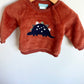 Pekkle Fuzzy Dino Sweater / 9m