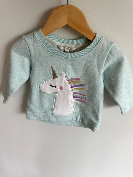 Unicorn Crewneck / 6-12m
