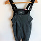 Zara Charcoal Fleece Lined Rain Overalls / 2T