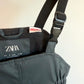 Zara Charcoal Fleece Lined Rain Overalls / 2T