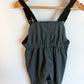 Zara Charcoal Fleece Lined Rain Overalls / 2T