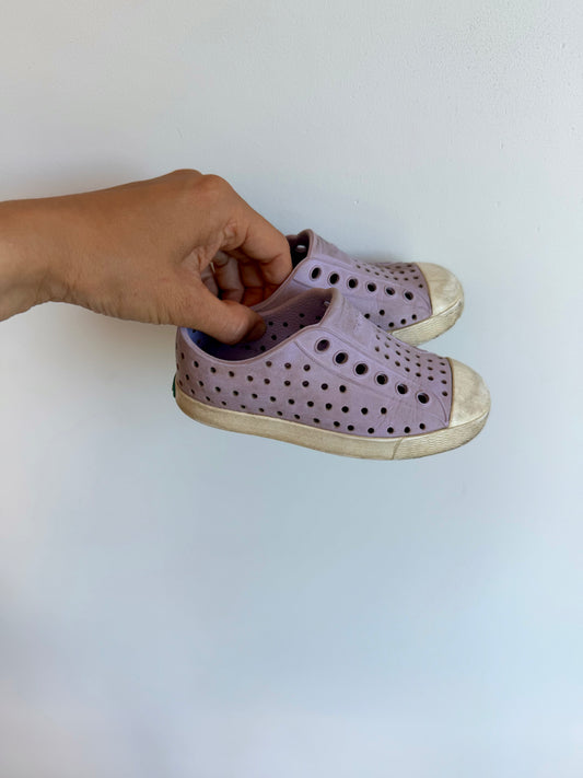 Native Purple Slide On Shoes (PLAY)/ Size 7 toddler