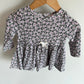 Purple Floral Long Sleeve Tunic / 6-12m