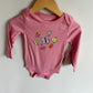 Pink Butterfly + Fruit Bodysuit (With Tags) / 6-12m