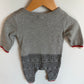 Bear with Glasses Jumpsuit / 3-6m