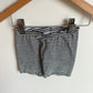 Black + White Striped Shorts / 3T