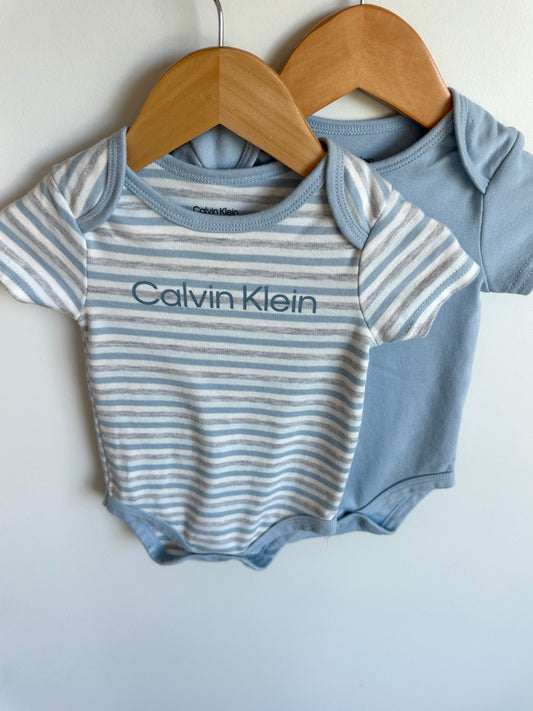 CK 2 Piece Bodysuit Set / 12m