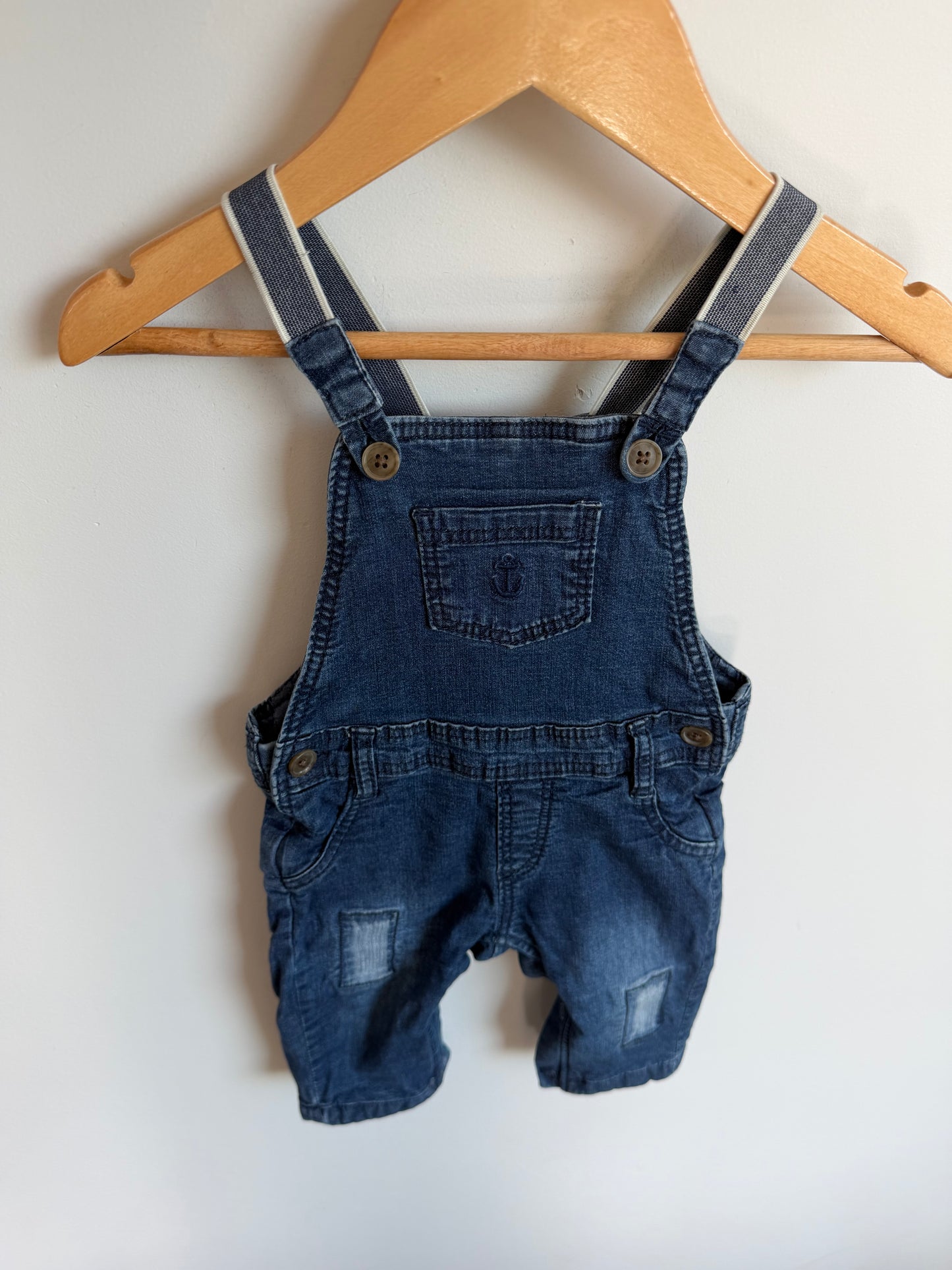 Anchor Denim Like Overalls / 3-6m