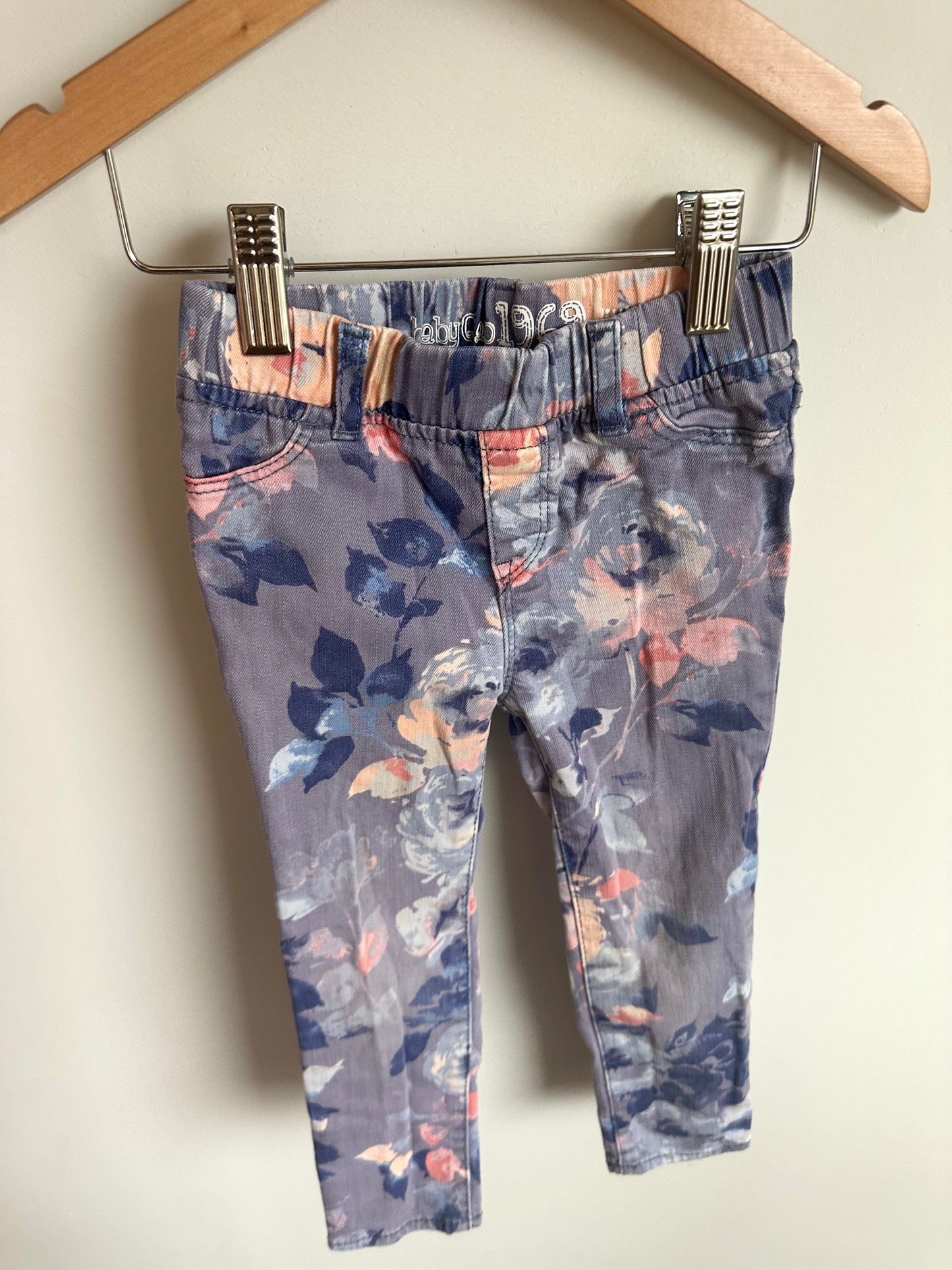 Mauve Nostalgic Floral Pants / 3T