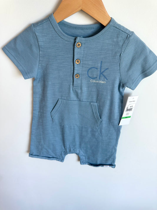 CK Blue Romper (With Tags) / 18m