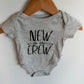 New To The Crew Bodysuit / 3-6m