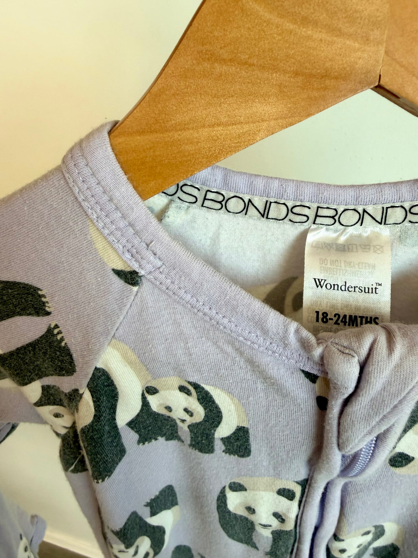 Bonds Purple Panda Sleeper / 18-24m