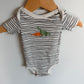 Dino Striped Bodysuit / 3m