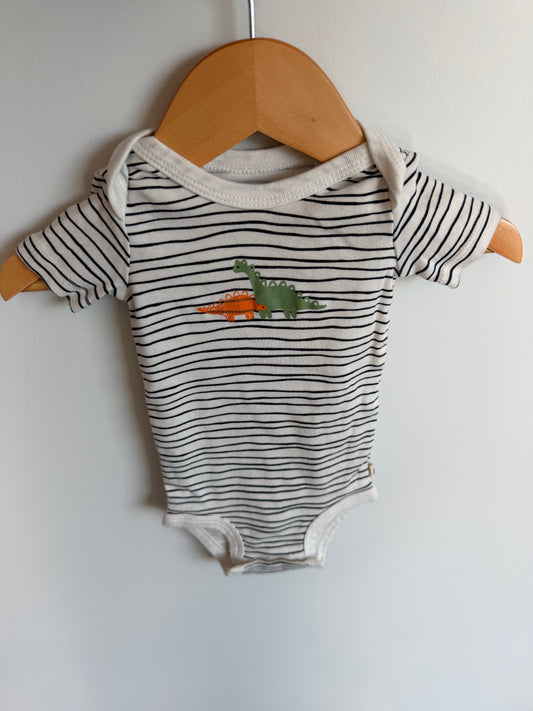 Dino Striped Bodysuit / 3m