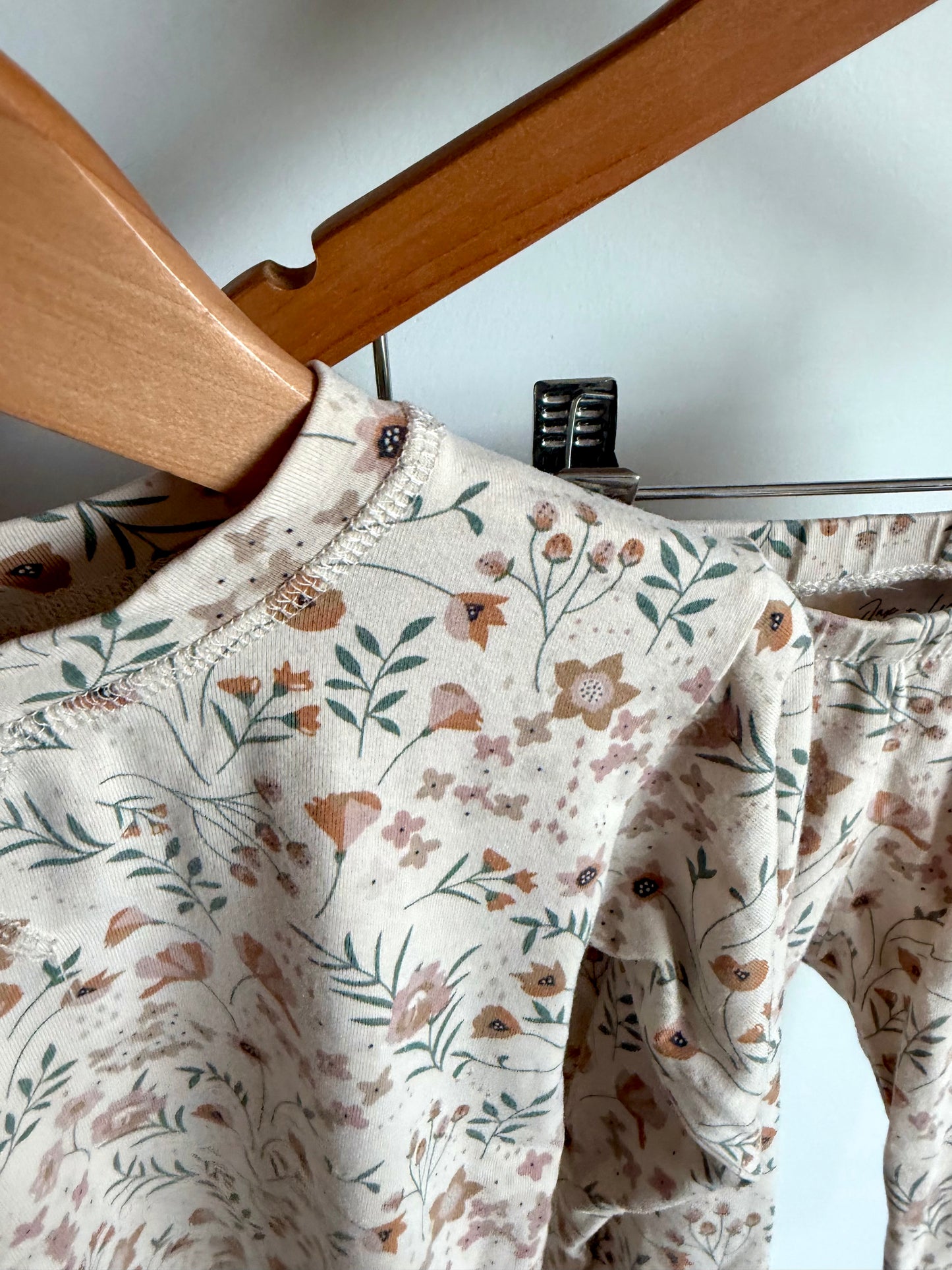Jax & Lennon Floral Long Sleeve + Pants Set / 18-24m