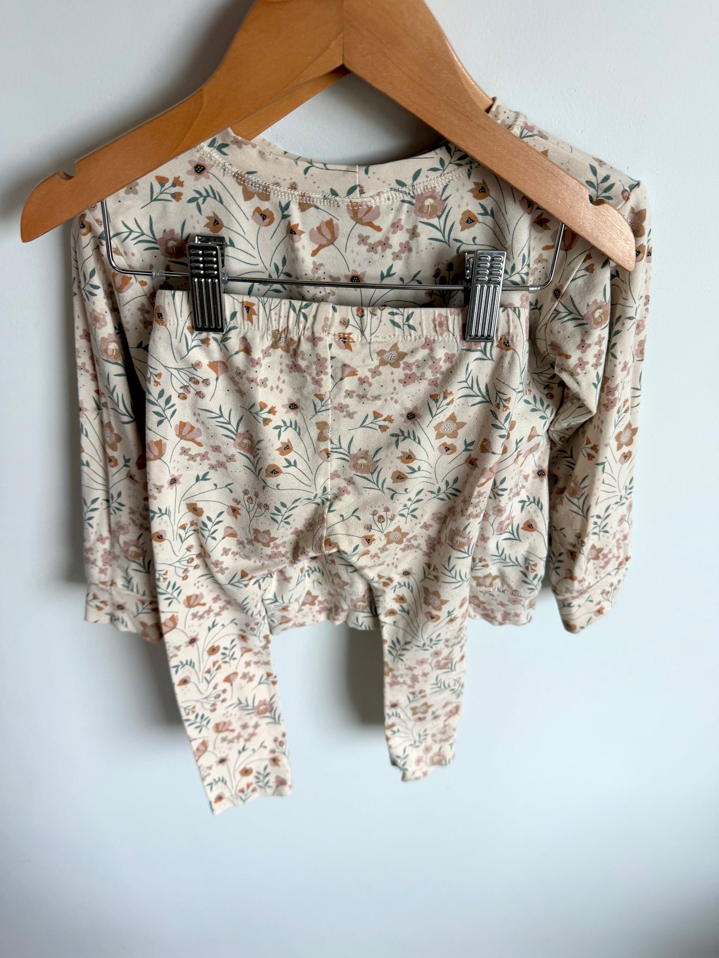 Jax & Lennon Floral Long Sleeve + Pants Set / 18-24m