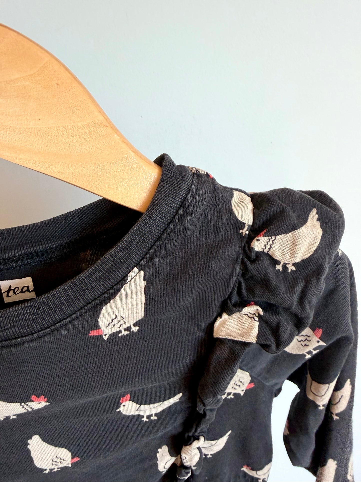 Tea Collection Dark Chicken Dress / 4-5 years