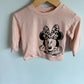 Pink Minnie Viscose Crewneck / 3-6m