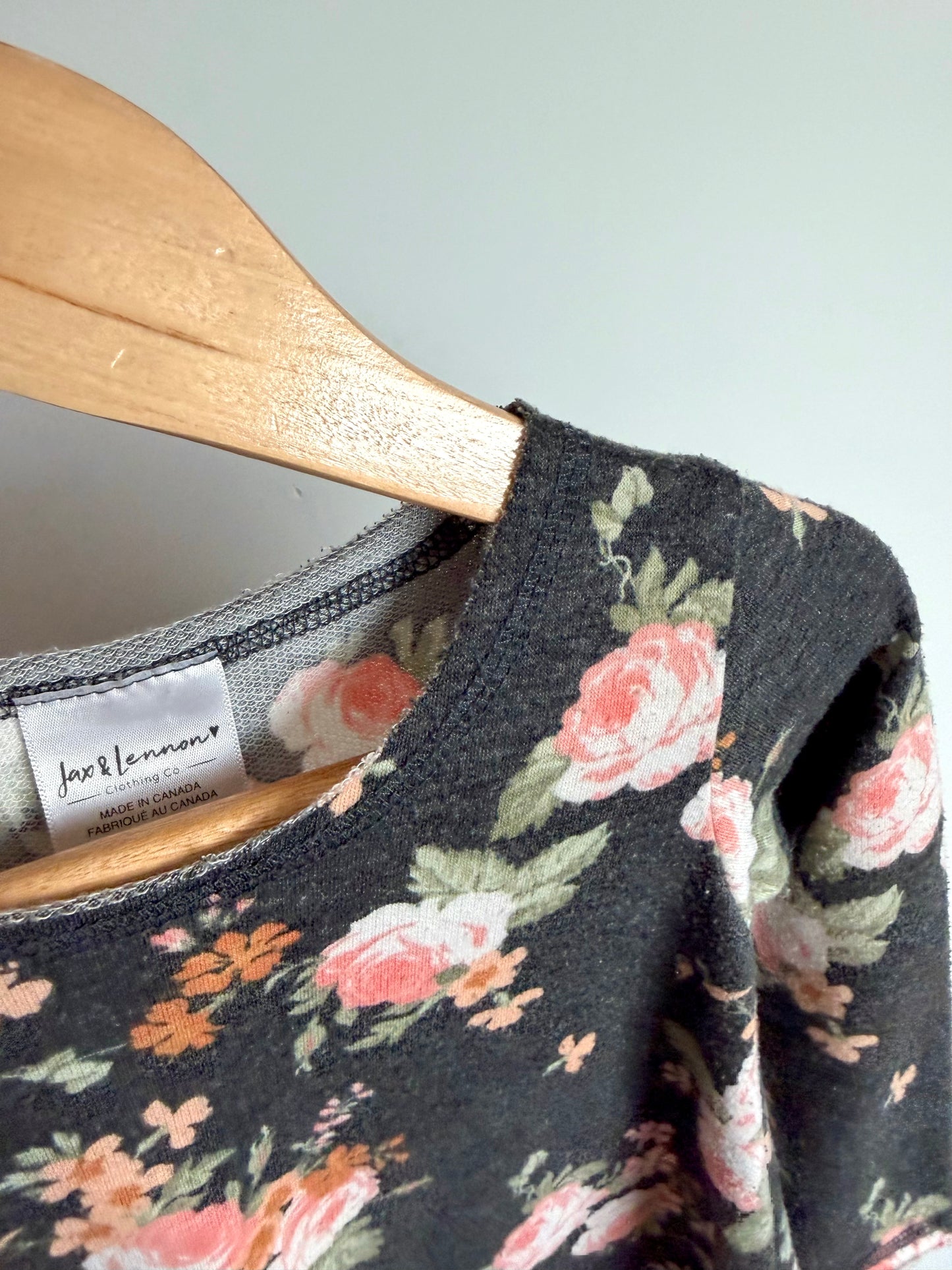 Jax & Lennon Dark Floral Dress (PLAY) / 18-24m