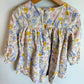 Muted Floral Long Sleeve Dress / 4T