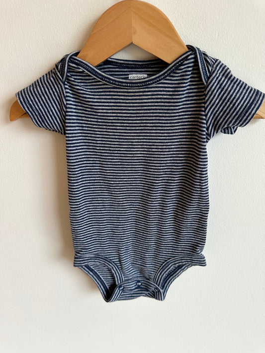 Two Bodysuit Set - Blue Stripe + Mama / 6m