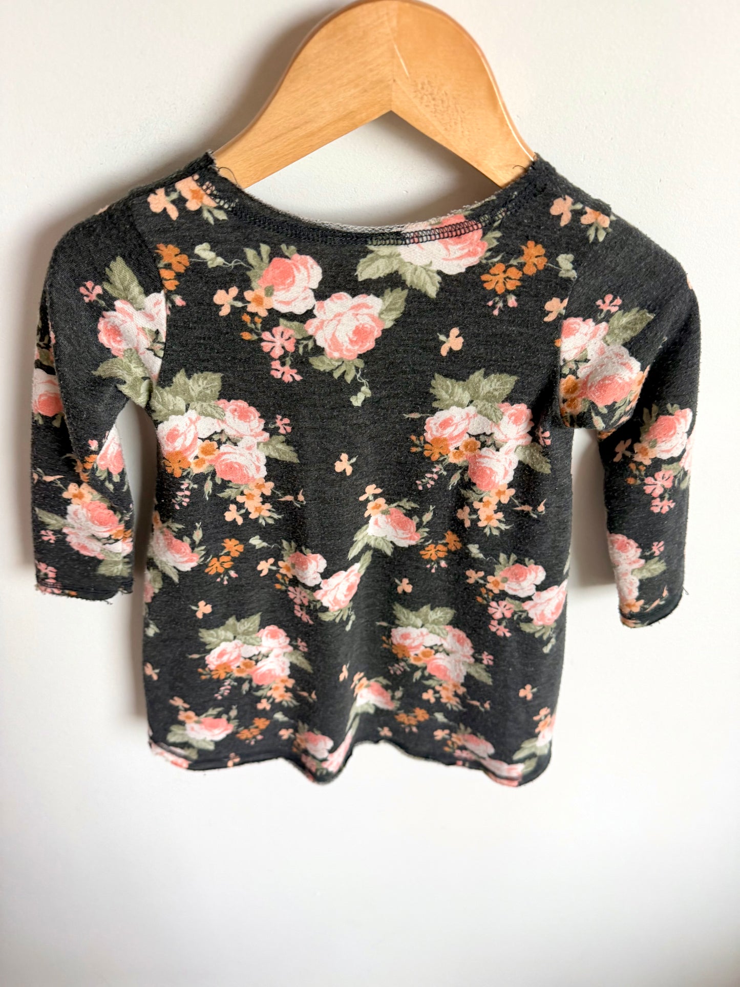 Jax & Lennon Dark Floral Dress (PLAY) / 18-24m
