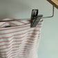 Pink Stripe Ribbed Pants / 3-6m