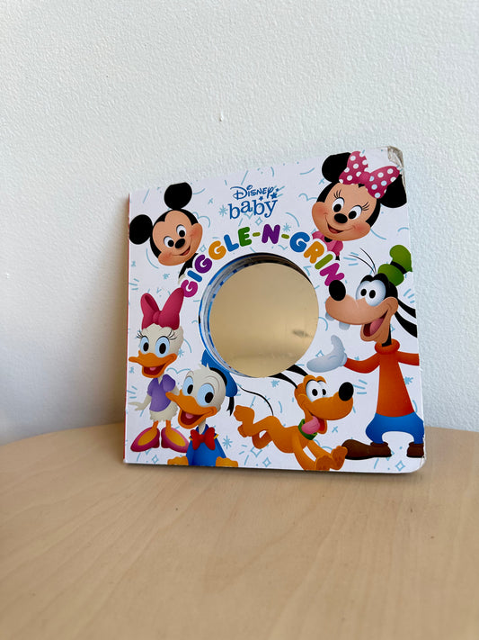 Disney Giggle-N-Grin Mirror Board Book / 0-2 years