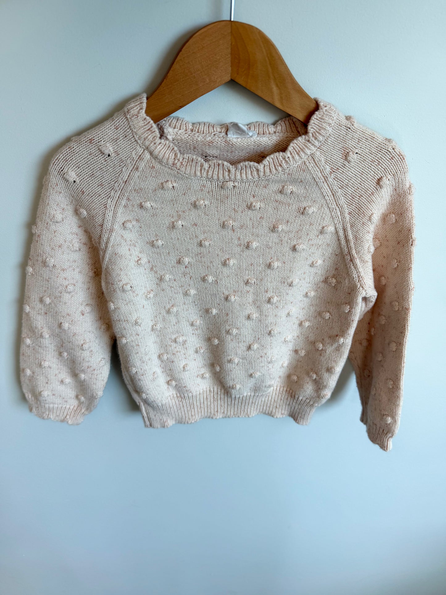 Jamie Kay Dotted Knit Sweater / 4-5T