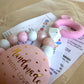 Pink Mickey Ears Silicone Teether (In Package)