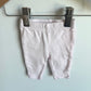 Newborn Pink Striped Pants / 0m