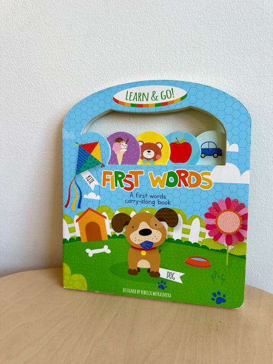 Learn & Go First Words Board Book / 0-2 years