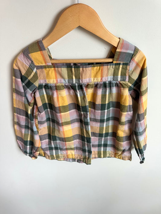 Prairie Plaid Top / 5 years