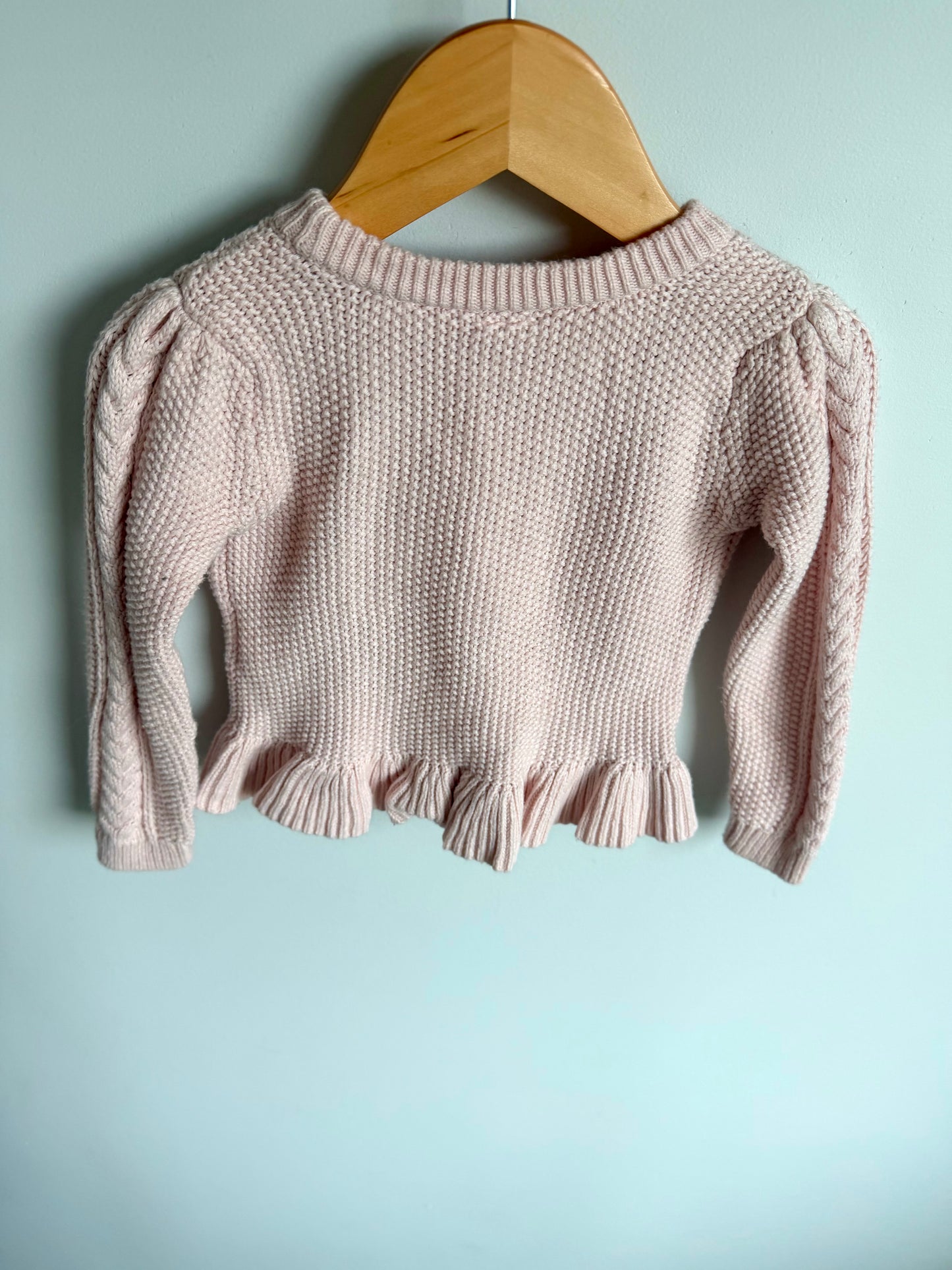 Gap Pink Cable Fleece Sweater / 2T
