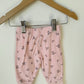 Pink Floral Leggings / 3-6m