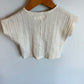 Zara Merci à tous Cropped RibT-shirt / 3T