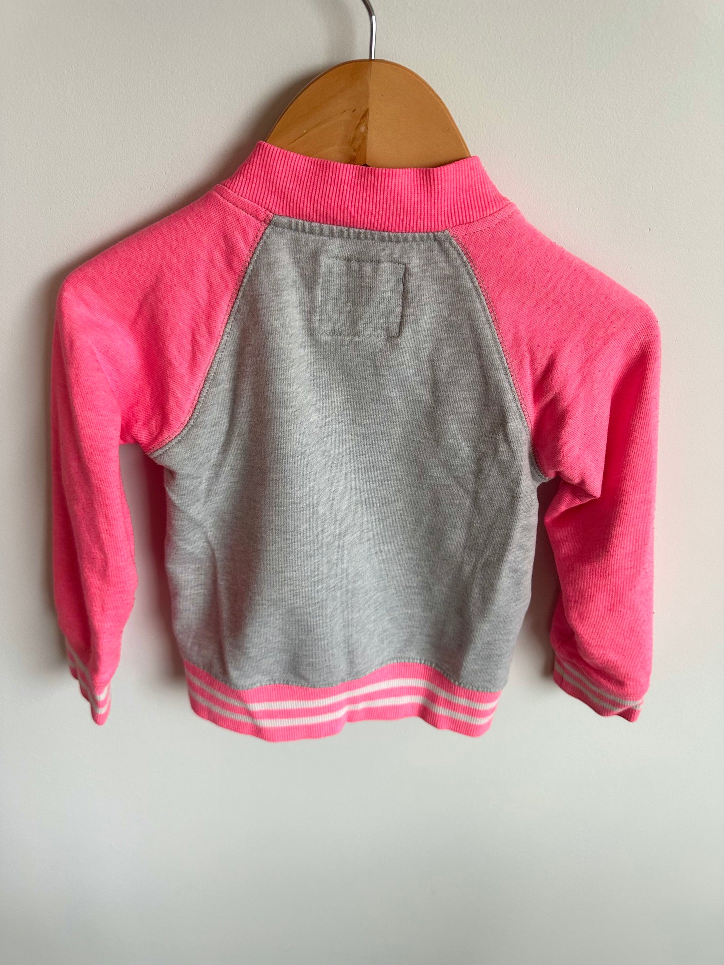 Pink Sleeve Love Sweater / 3T