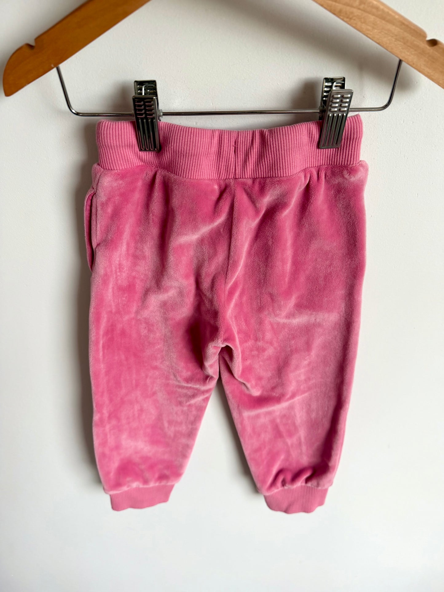 Pink Fleece Rainbow Joggers / 2T