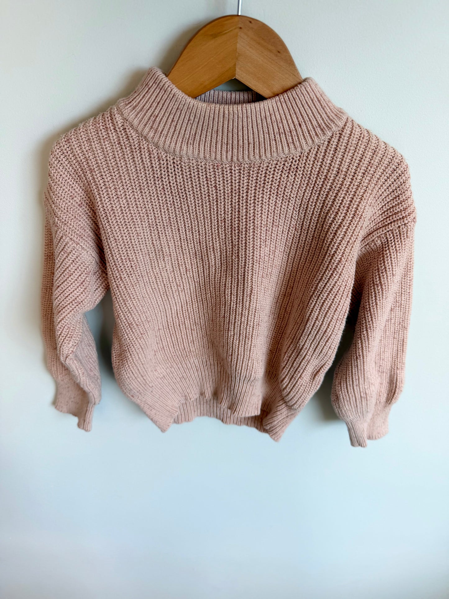 Jamie Kay Blush Thick Knit Sweater / 3T